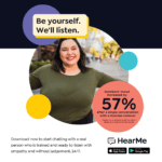 Be yourself. We'll listen. Download now to start chatting with a real person who is trained and ready to listen with empathy and without judgement, 24/7.